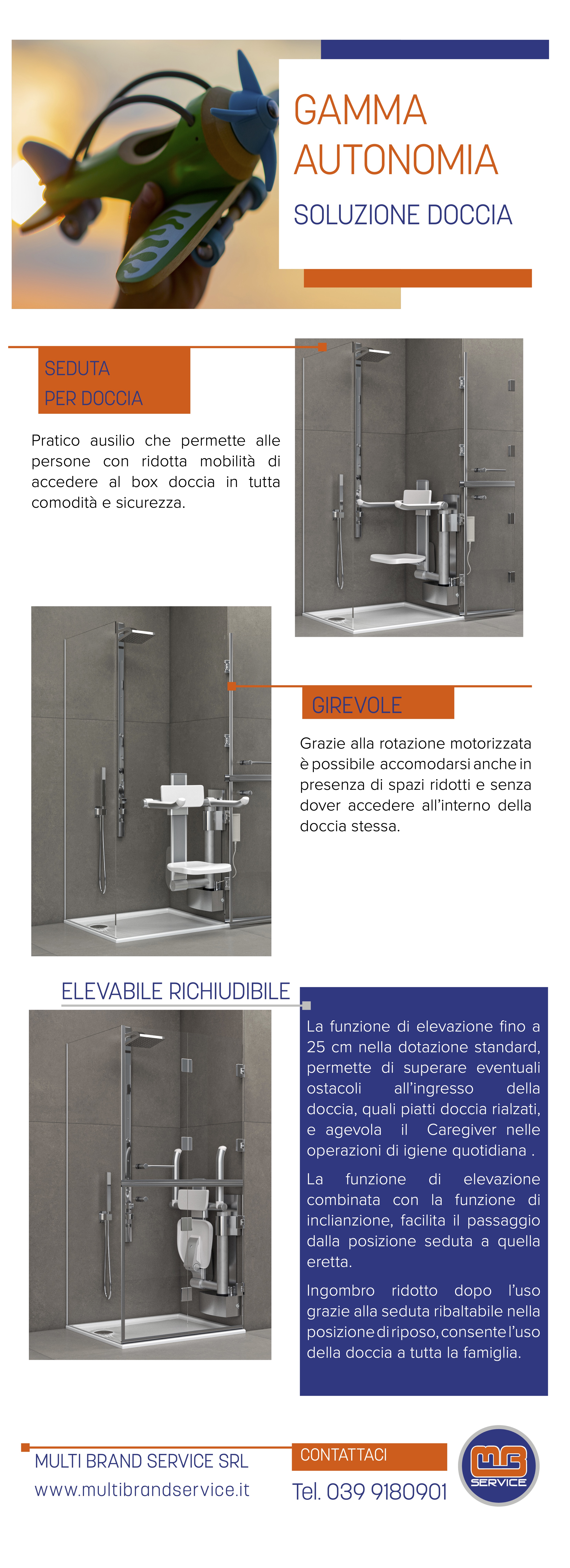 gamma autonia - soluzione doccia
